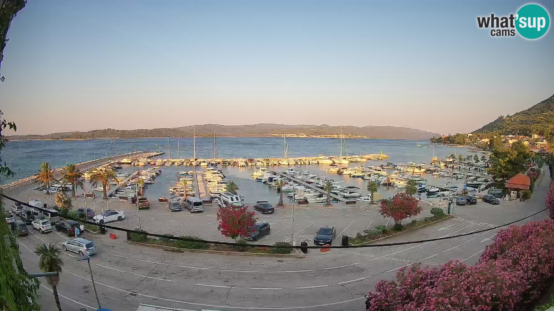 Webcam Orebić Riva – Ferry to Korčula Live
