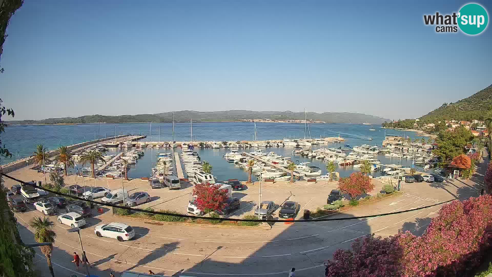Webcam Orebić Riva – Ferry a Korčula en vivo