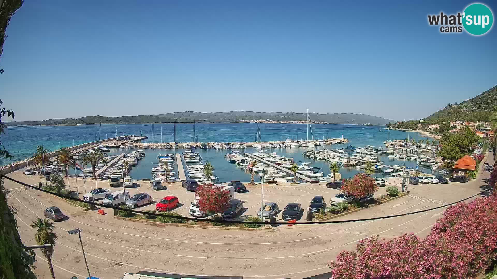 Webcam Orebić Riva – Ferry to Korčula Live