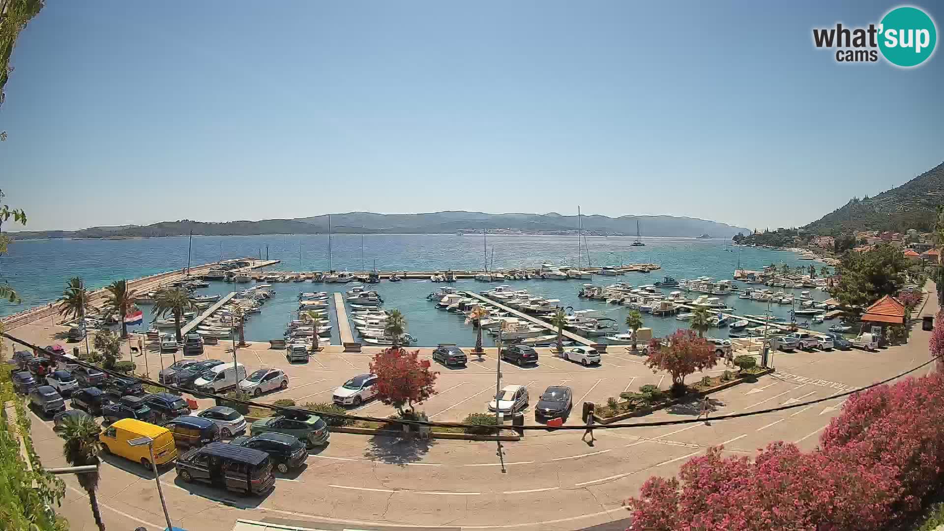 Webcam Orebić Riva – Ferry vers Korčula en direct