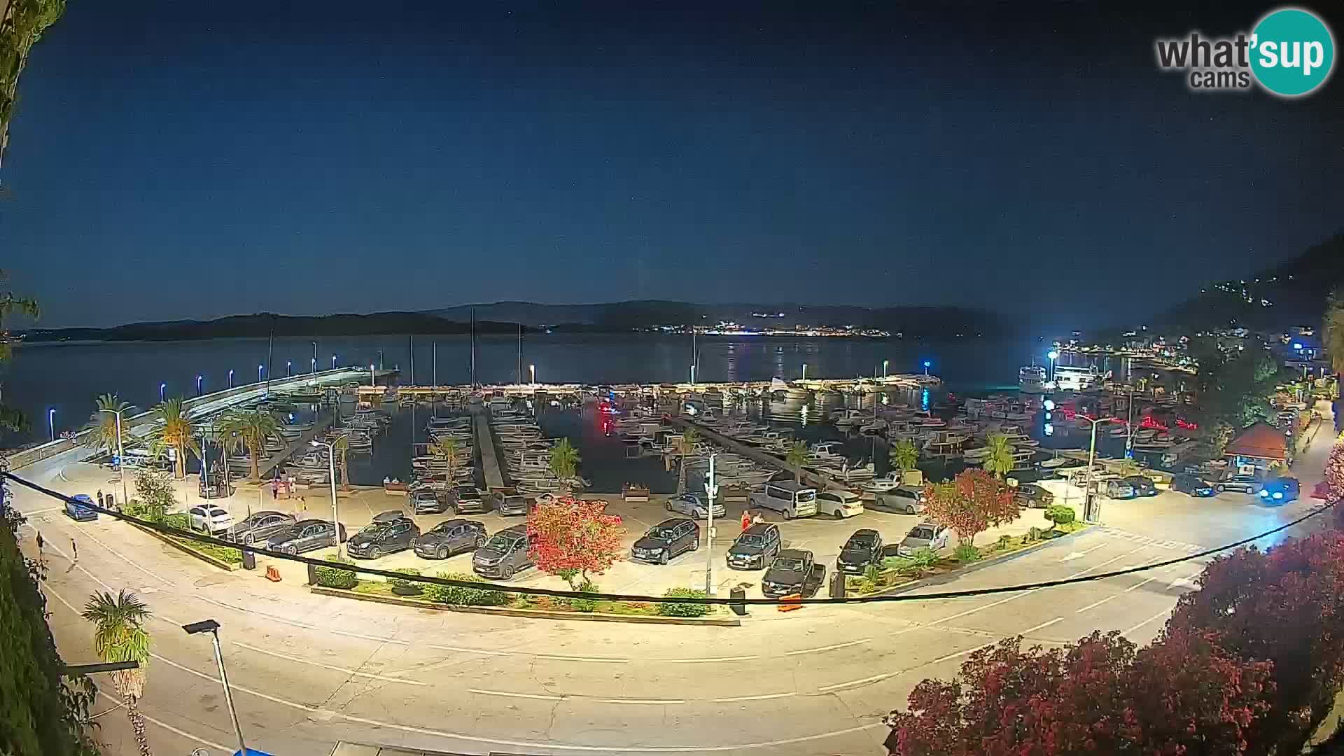 Webcam Orebić Riva – Ferry a Korčula en vivo