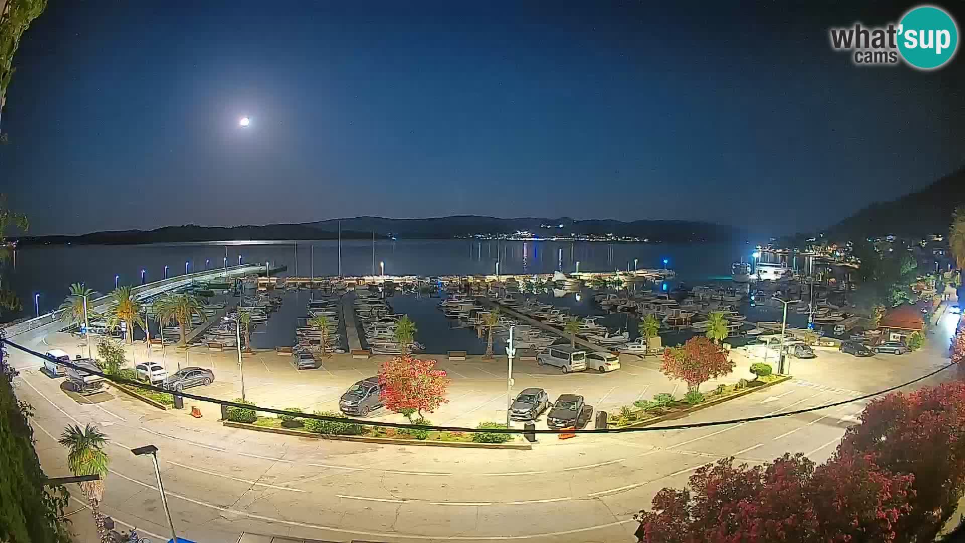 Webcam Orebić Riva – Ferry to Korčula Live