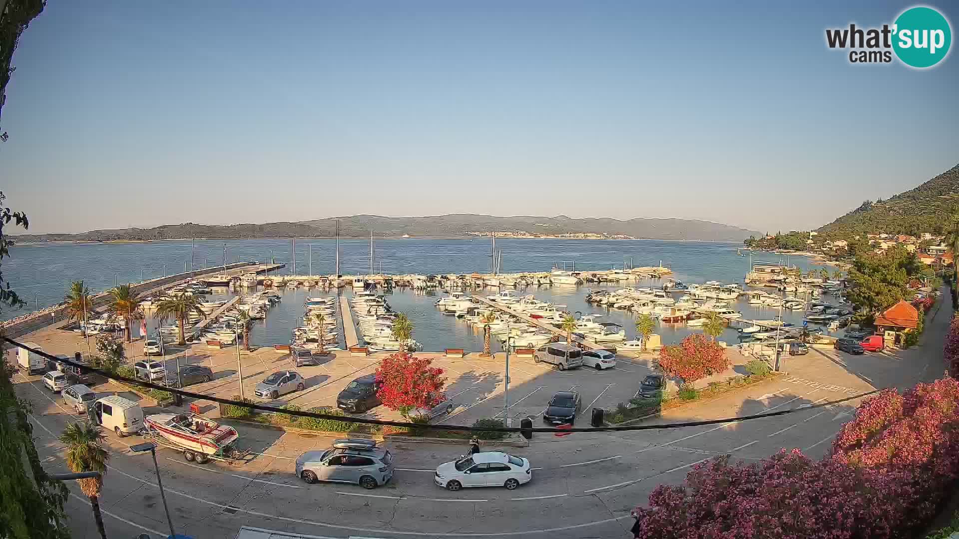 Webcam Orebić Riva – Ferry to Korčula Live