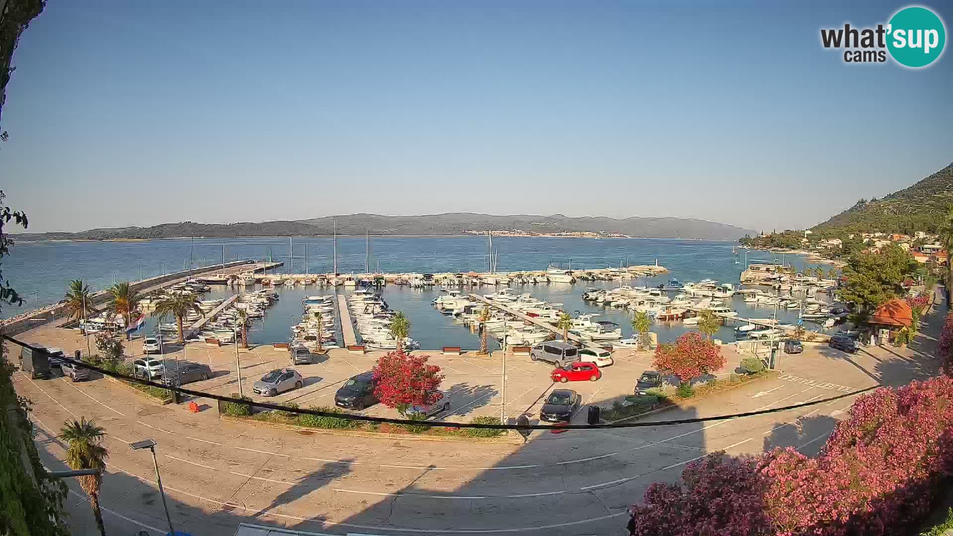 Webcam Orebić Riva – Ferry to Korčula Live