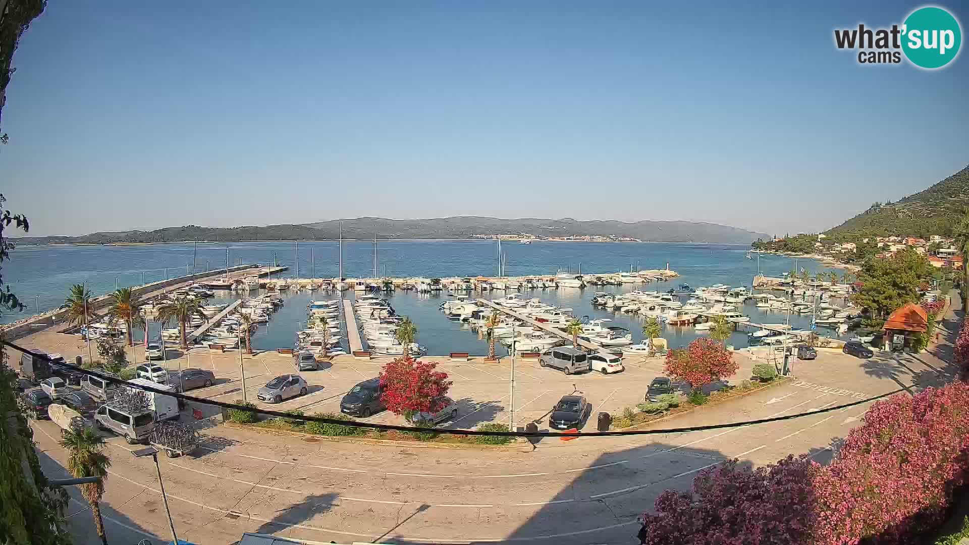 Webcam Orebić Riva – Ferry vers Korčula en direct