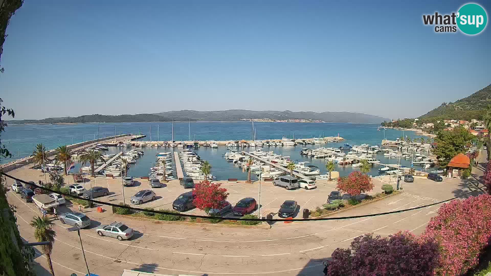 Webcam Orebić Riva – Ferry to Korčula Live