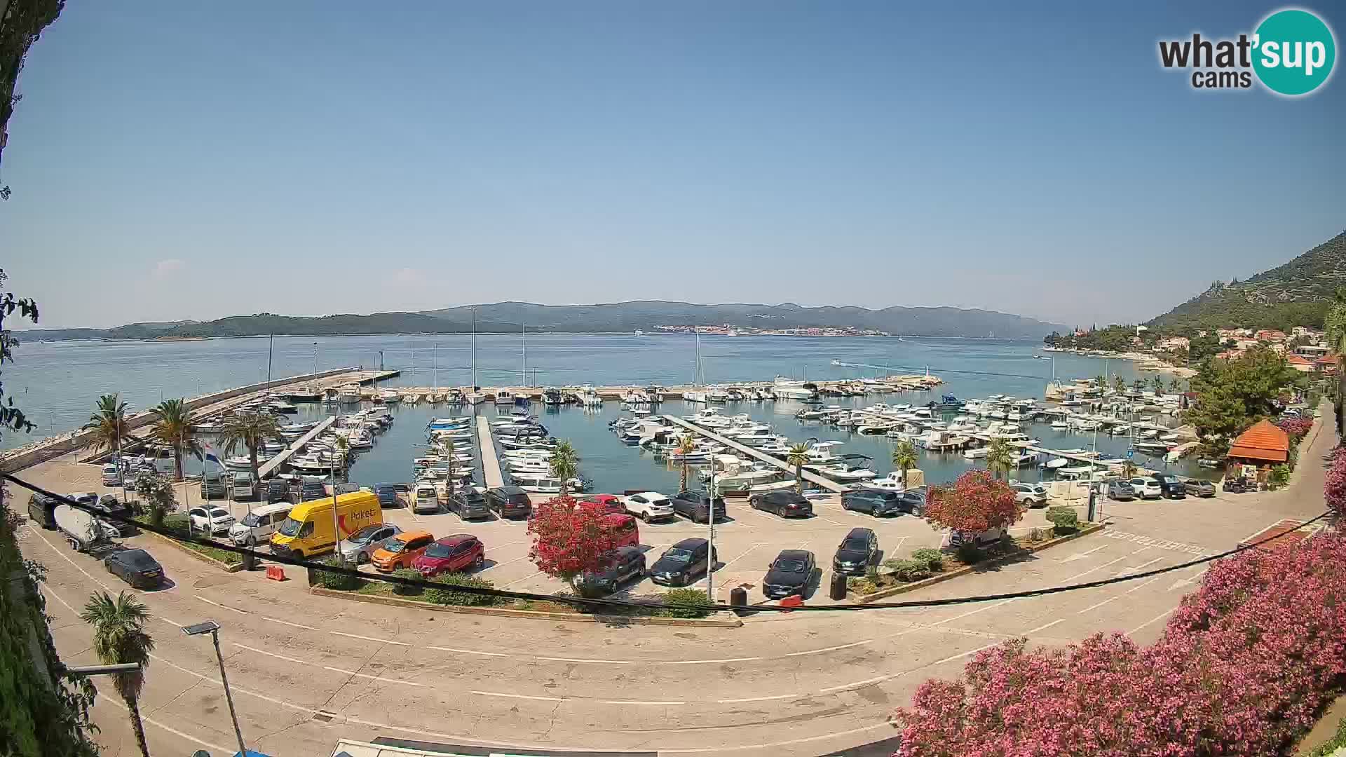 Webcam Orebić Riva – Ferry to Korčula Live