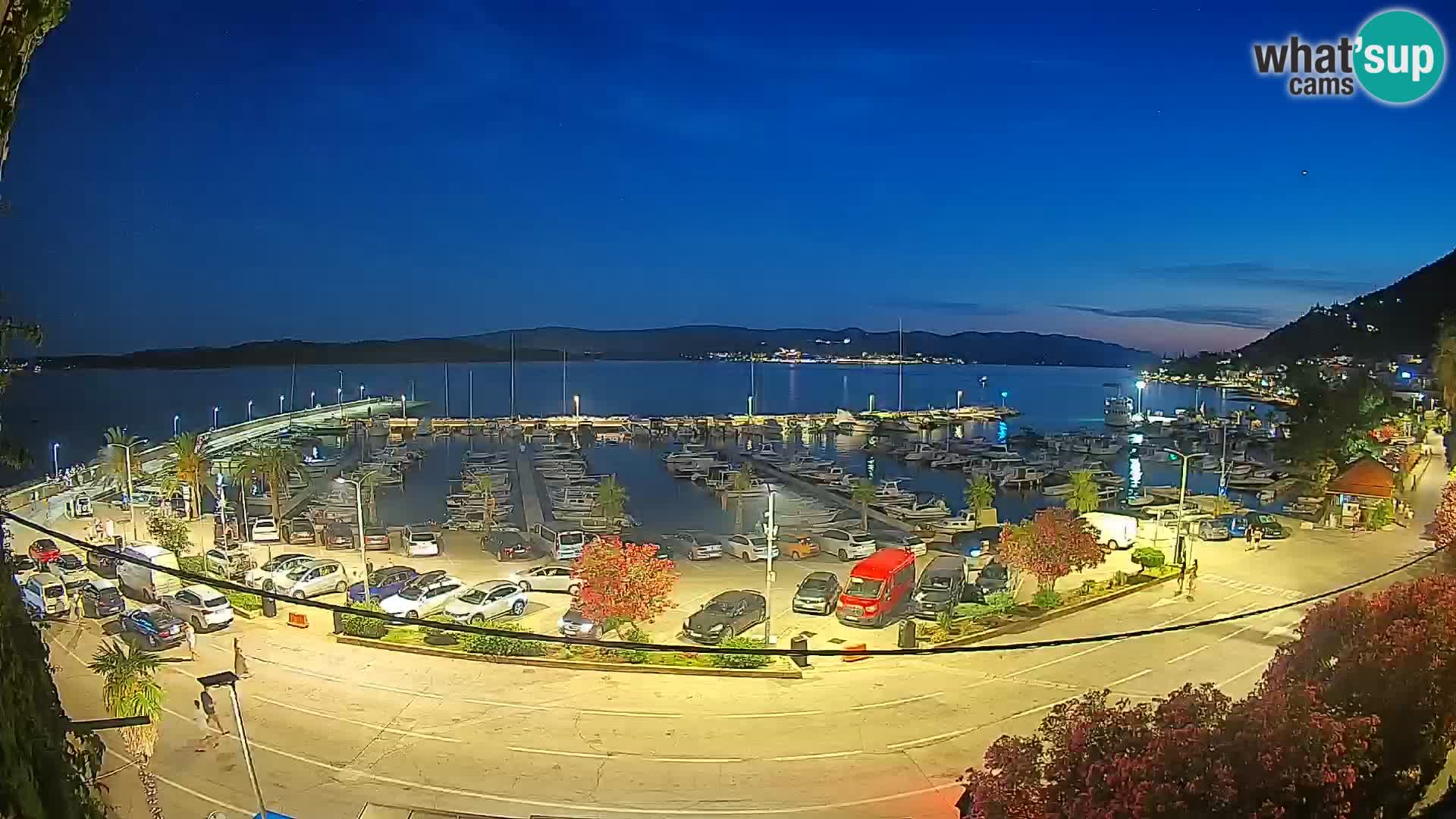 Webcam Orebić Riva – Ferry to Korčula Live