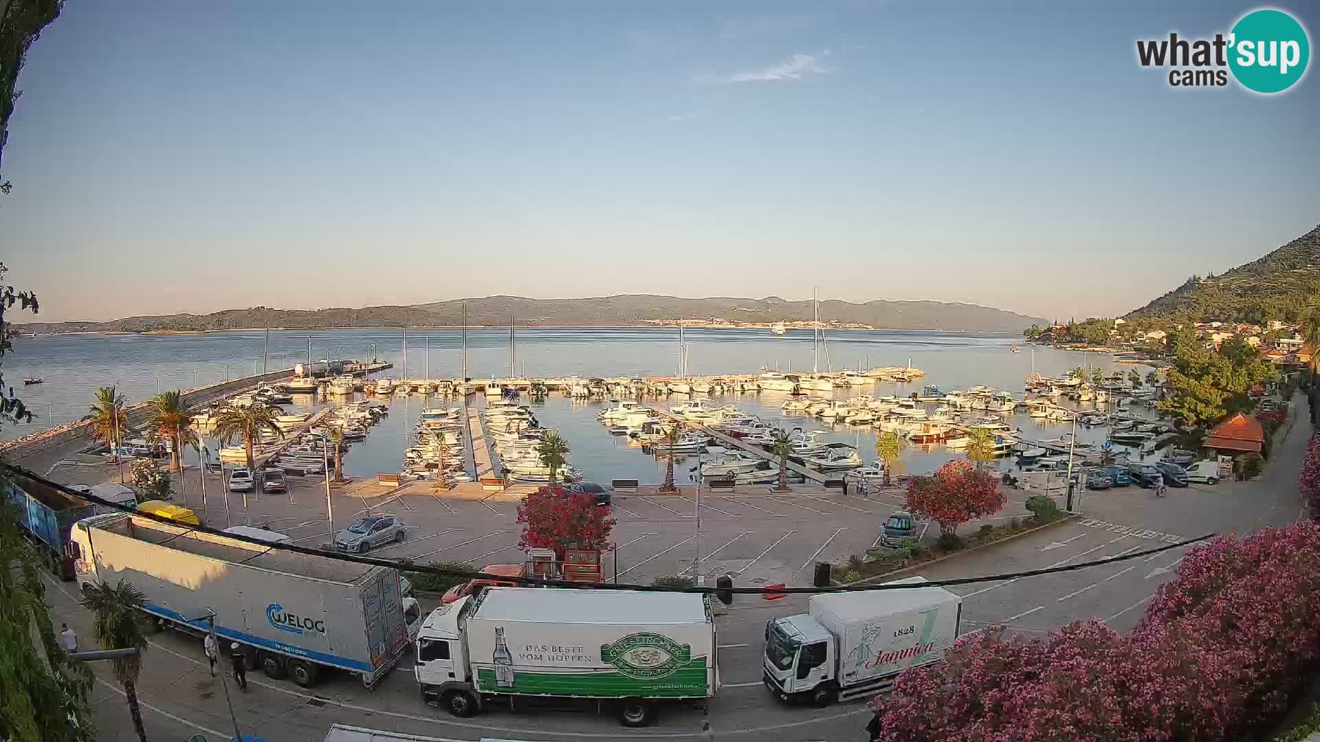 Webcam Orebić Riva – Ferry vers Korčula en direct