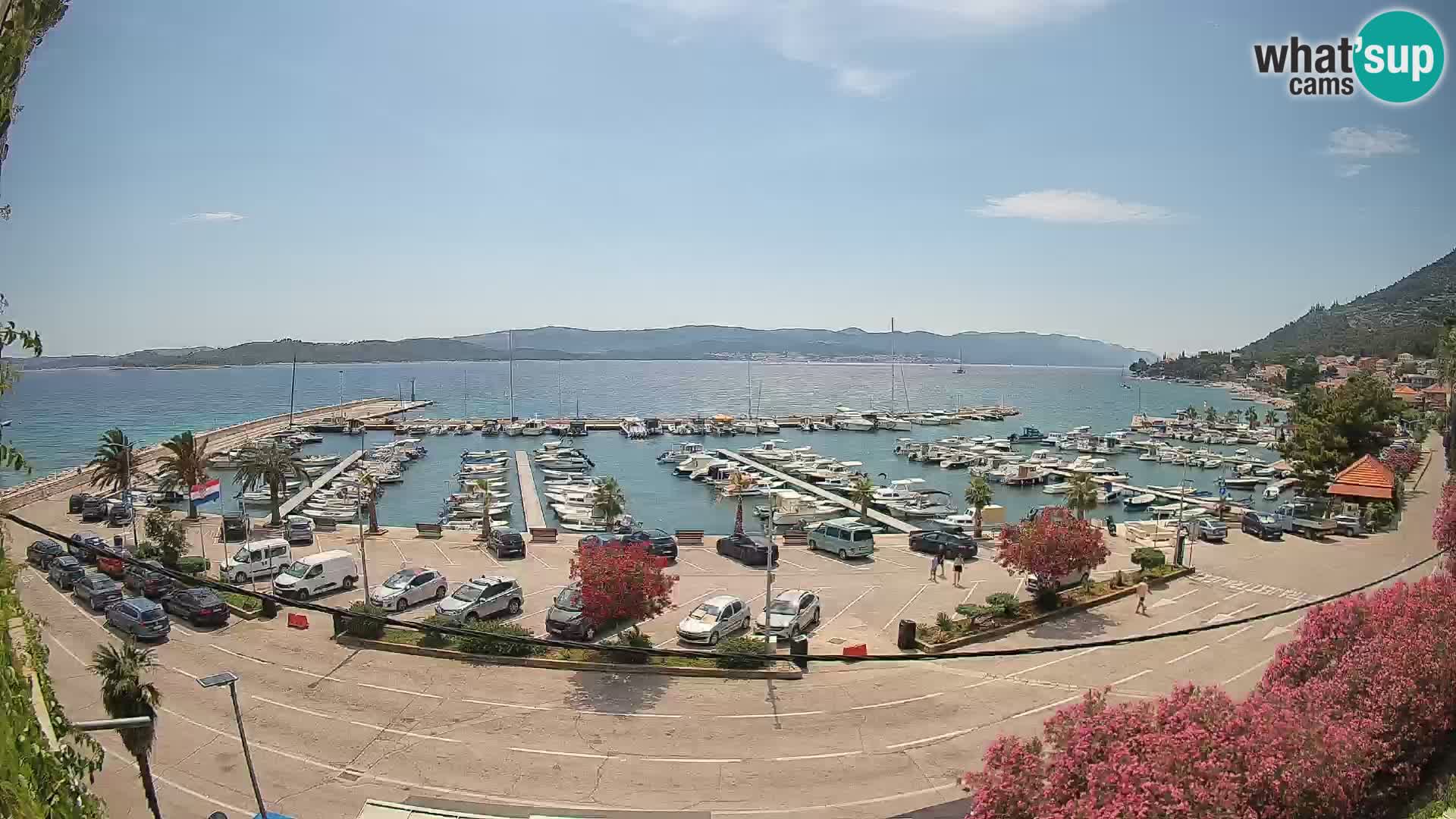 Webcam Orebić Riva – Ferry vers Korčula en direct