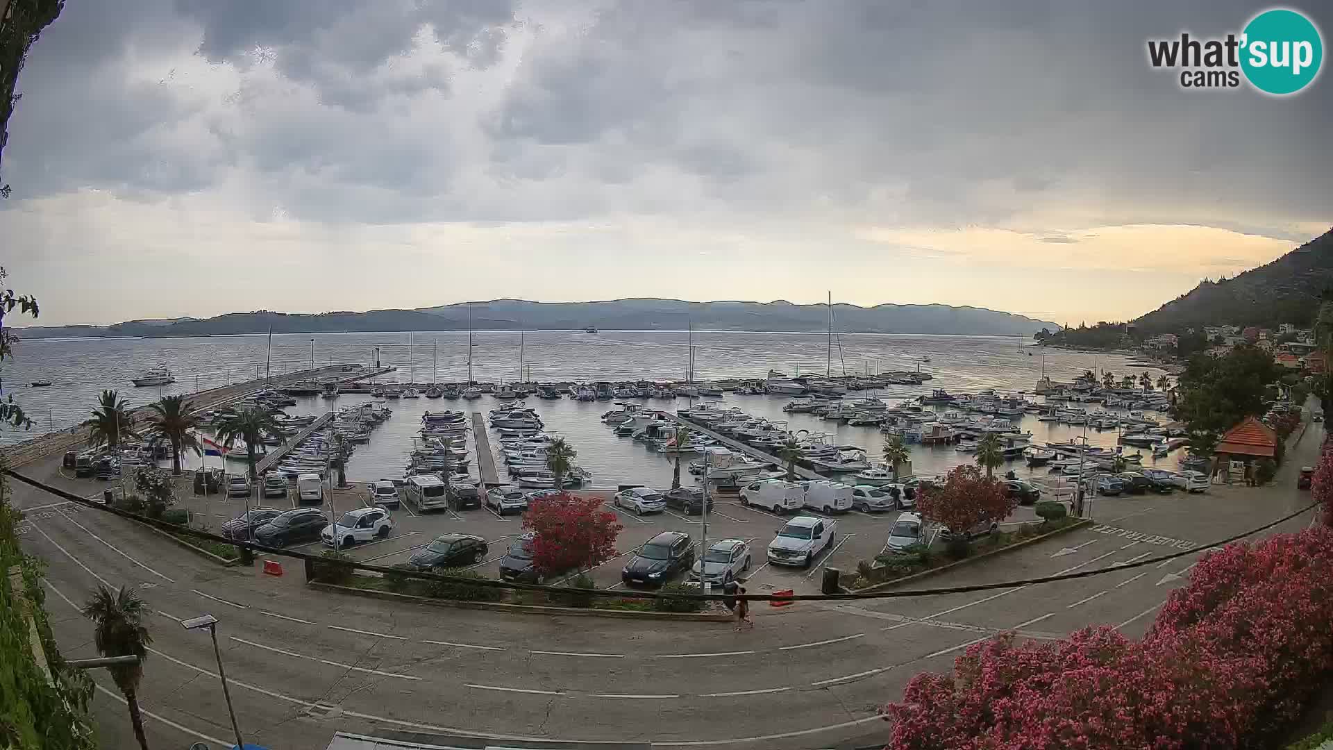 Webcam Orebić Riva – Ferry vers Korčula en direct