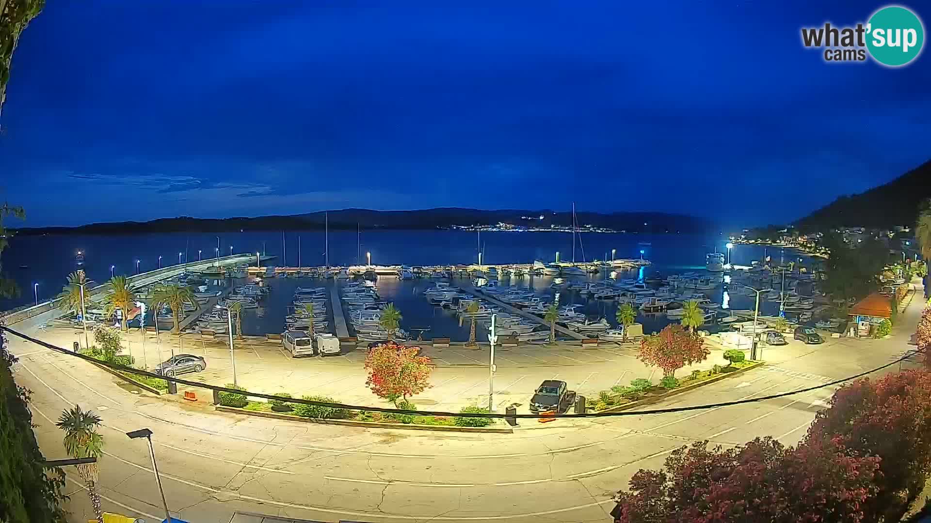 Webcam Orebić Uferpromenade – Fähre nach Korčula Live