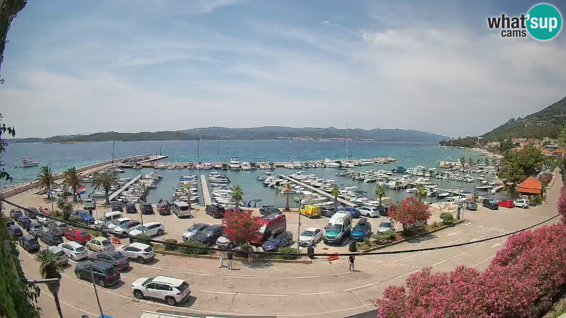 Webcam Orebić Riva – Ferry a Korčula en vivo