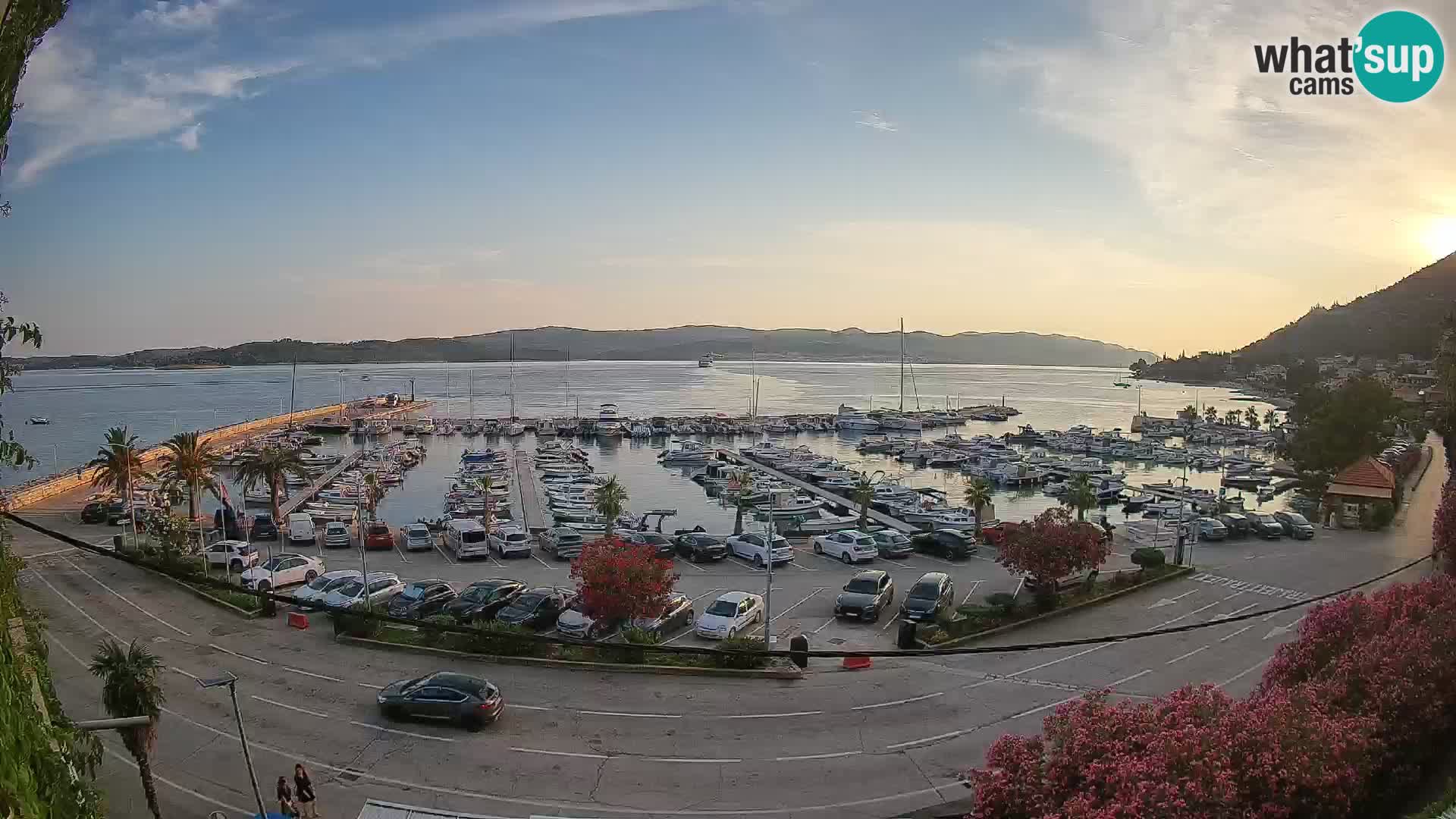 Webcam Orebić Riva – Ferry vers Korčula en direct