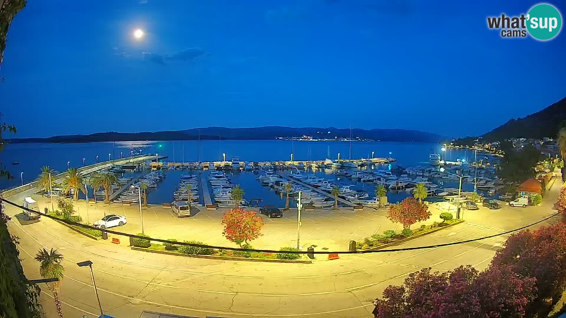 Webcam Orebić Riva – Ferry a Korčula en vivo