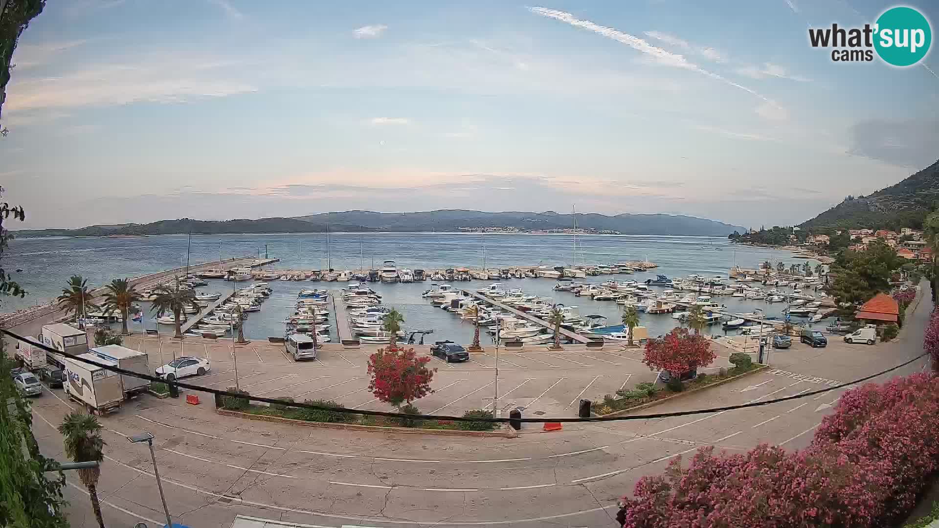 Webcam Orebić Riva – Ferry to Korčula Live