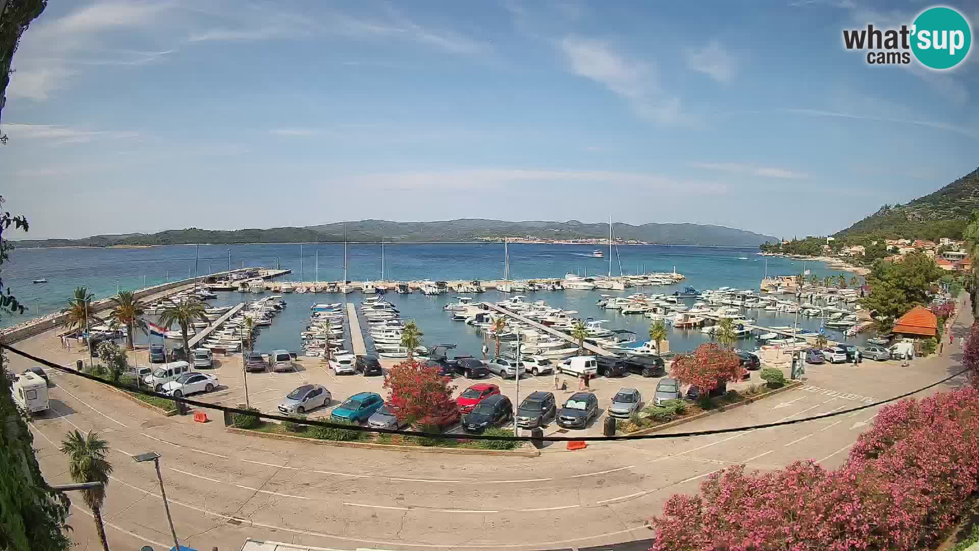 Webcam Orebić Riva – Ferry to Korčula Live