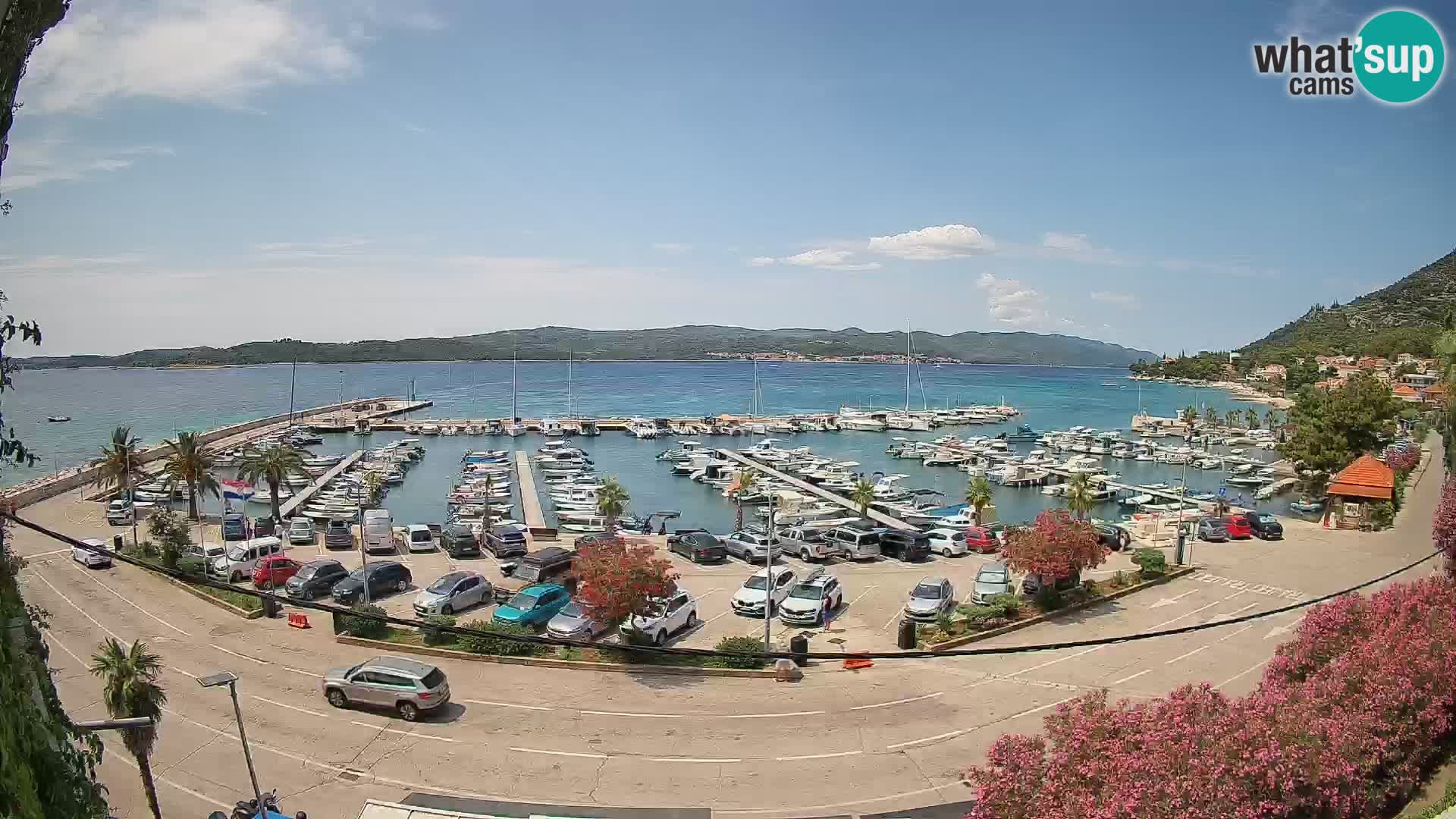Webcam Orebić Riva – Ferry vers Korčula en direct