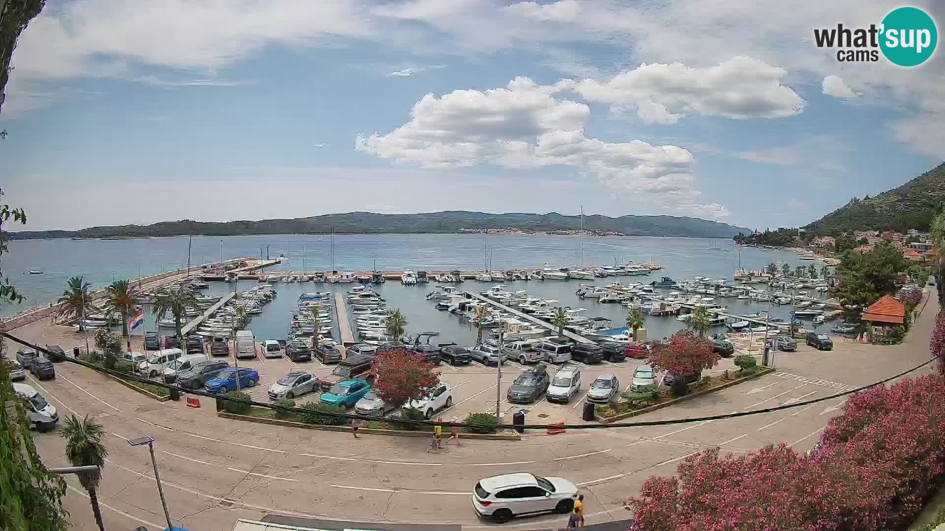 Webcam Orebić Riva – Ferry vers Korčula en direct