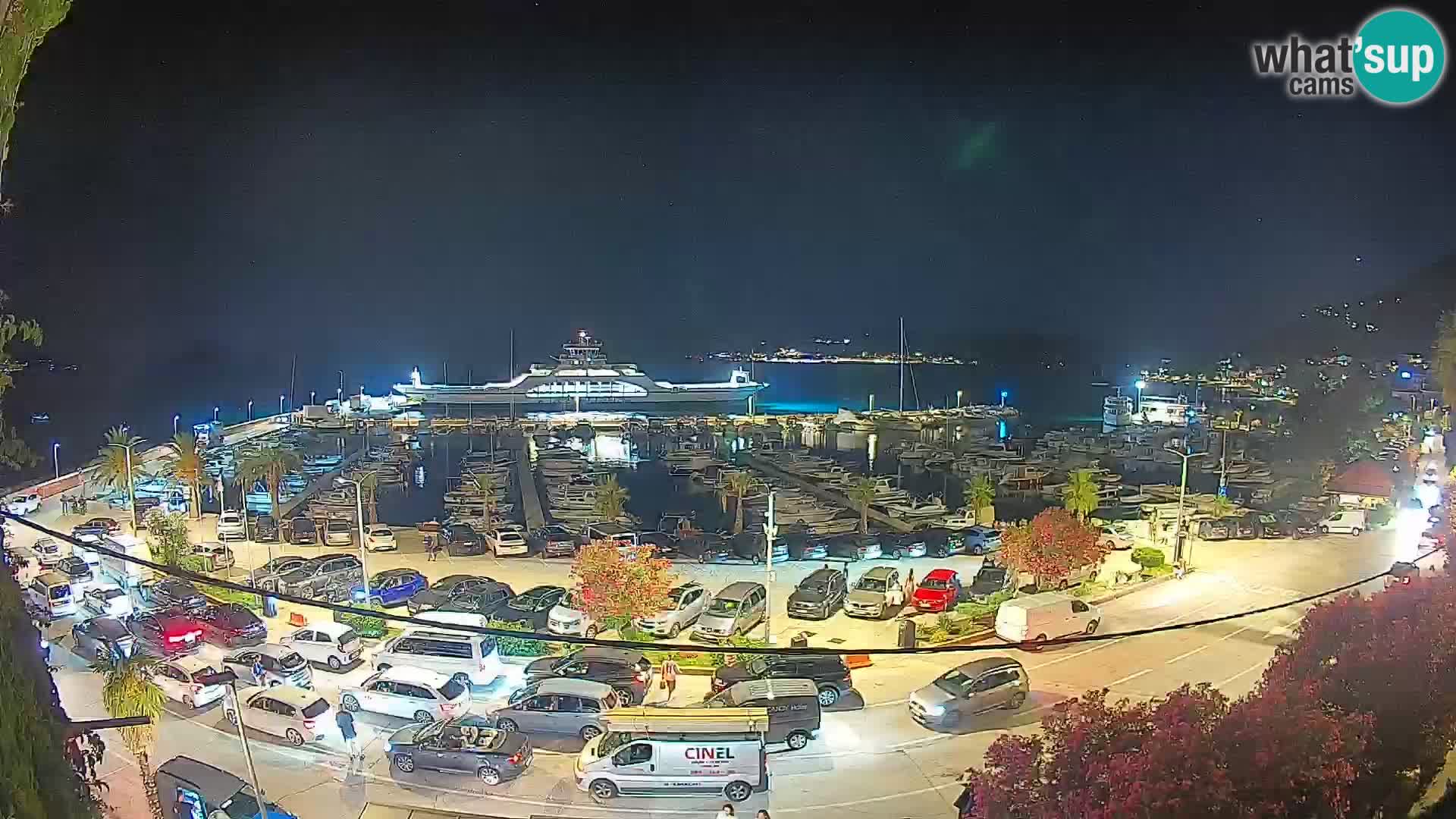 Webcam Orebić Uferpromenade – Fähre nach Korčula Live