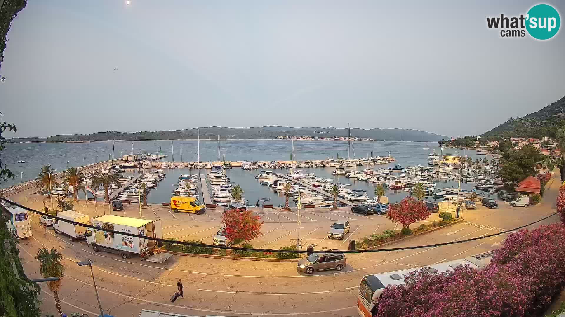 Webcam Orebić Riva – Ferry to Korčula Live