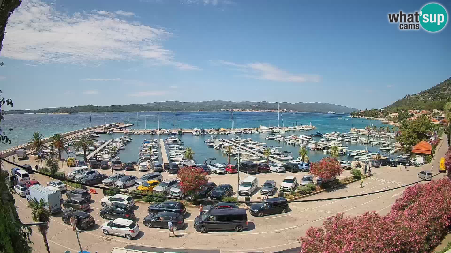 Webcam Orebić Riva – Ferry to Korčula Live