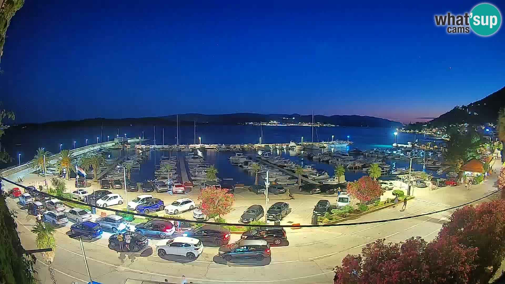 Webcam Orebić Riva – Ferry to Korčula Live