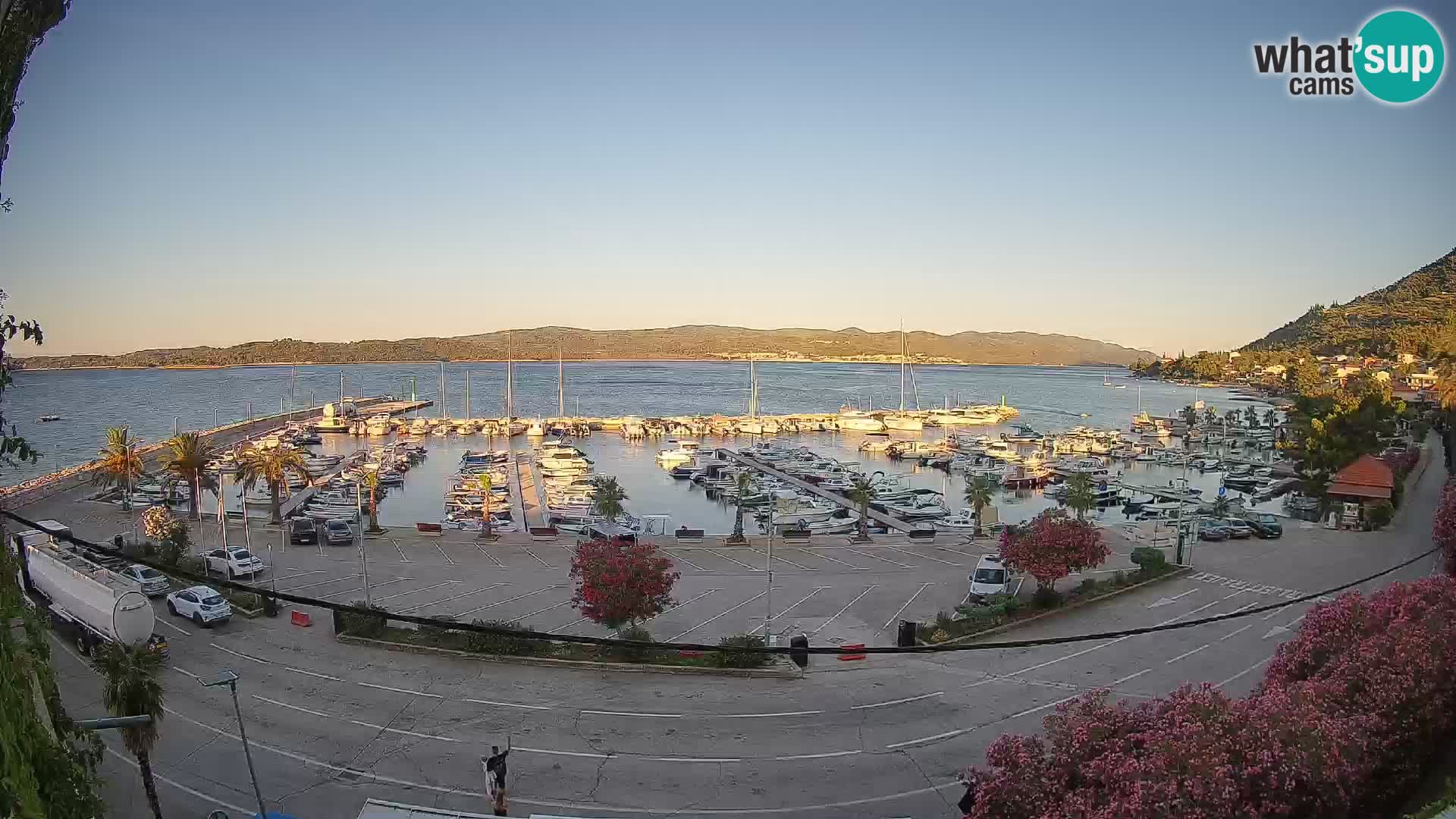 Webcam Orebić Riva – Ferry to Korčula Live