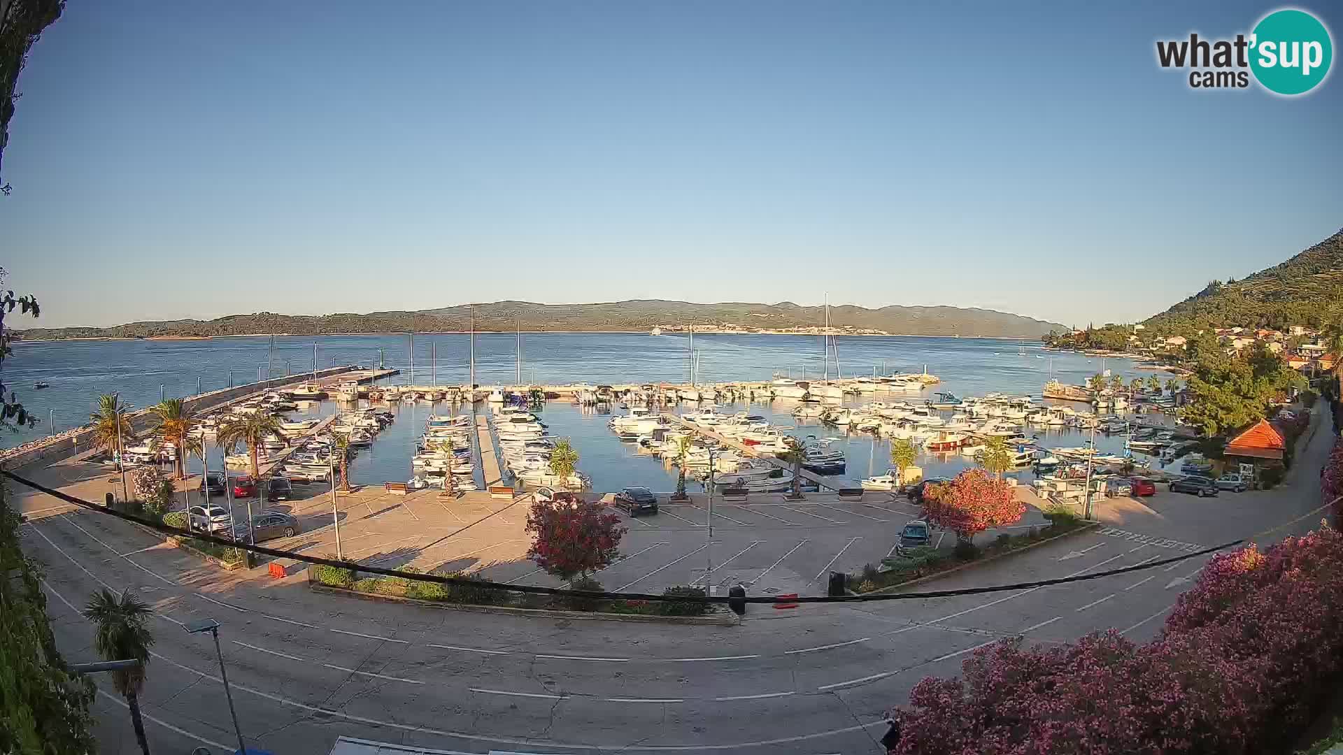 Webcam Orebić Riva – Ferry to Korčula Live
