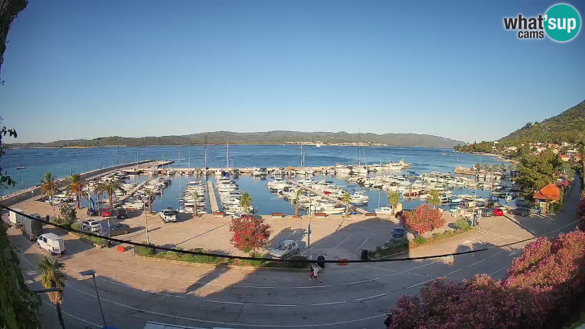 Webcam Orebić Riva – Ferry a Korčula en vivo