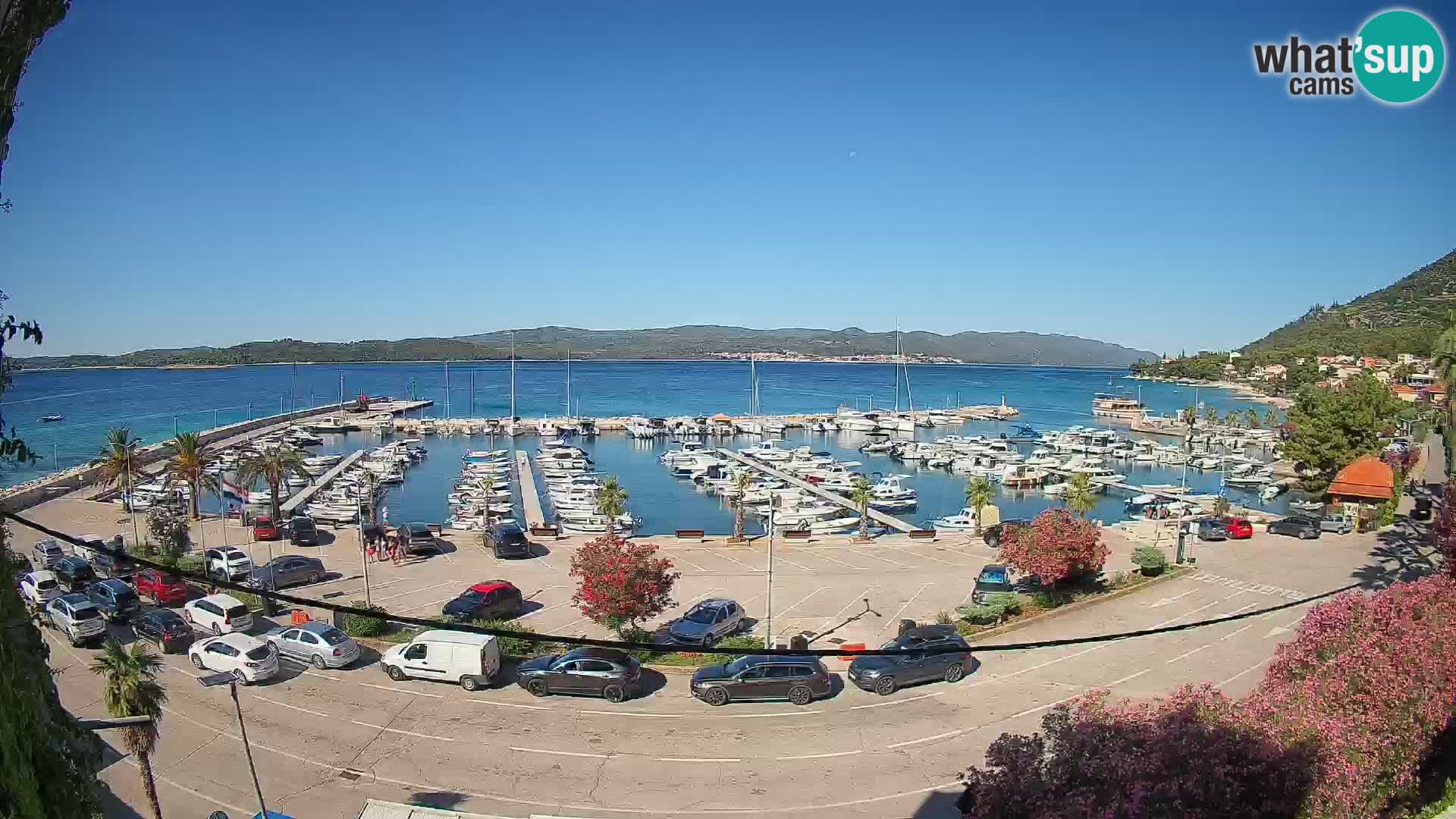Webcam Orebić Riva – Ferry to Korčula Live