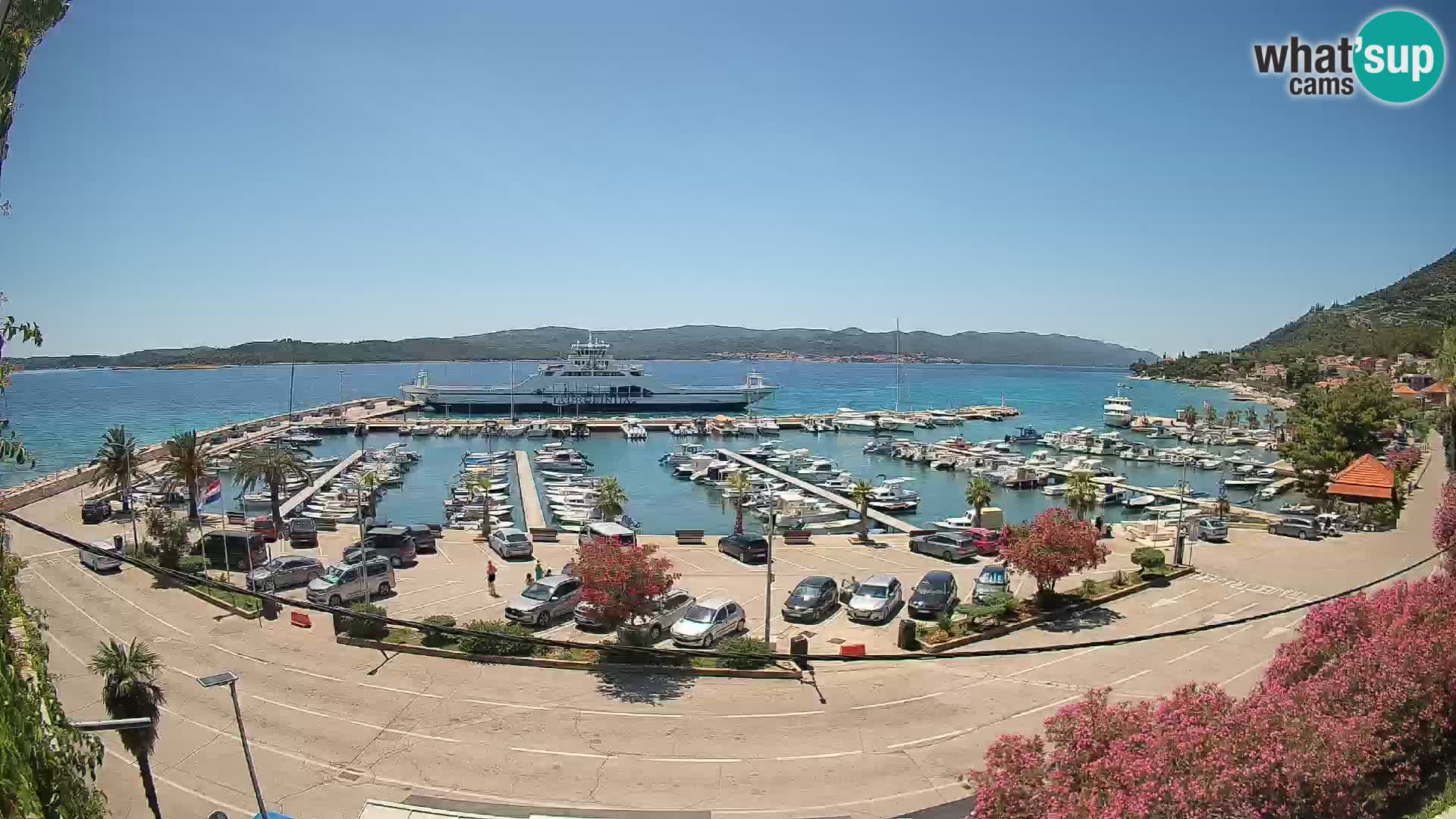 Webcam Orebić Riva – Ferry vers Korčula en direct