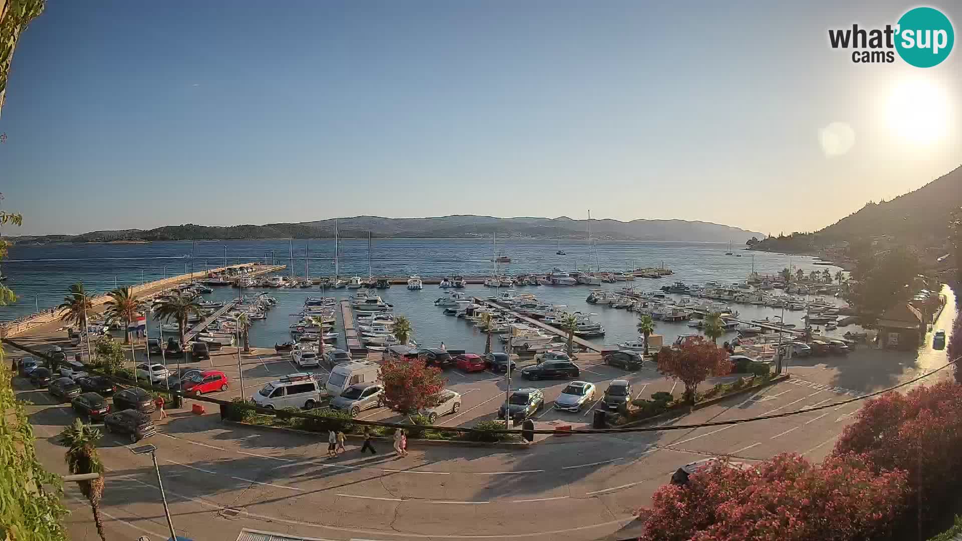 Web kamera Orebić Riva – Trajekt za Korčulu uživo