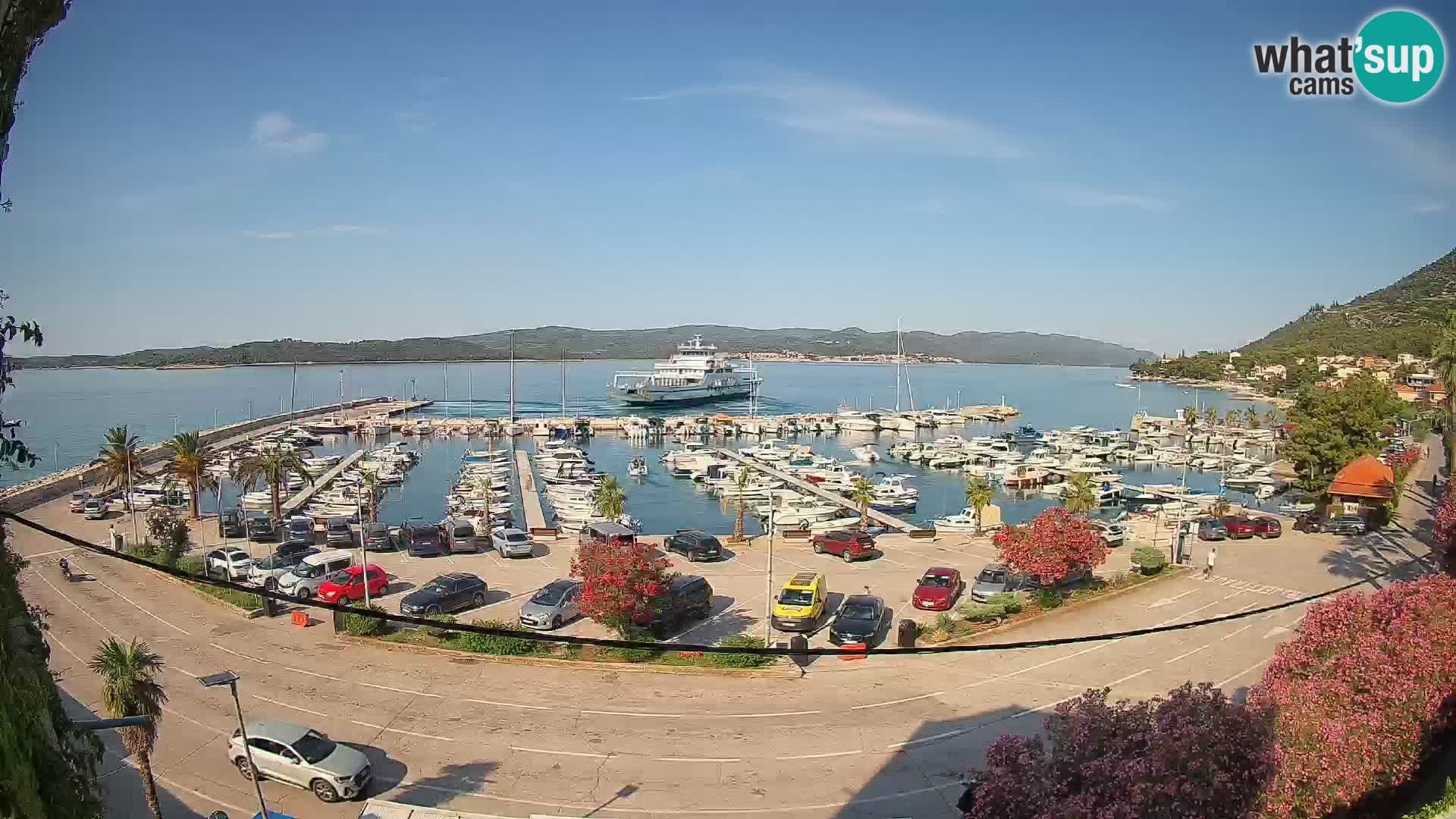 Webcam Orebić Uferpromenade – Fähre nach Korčula Live