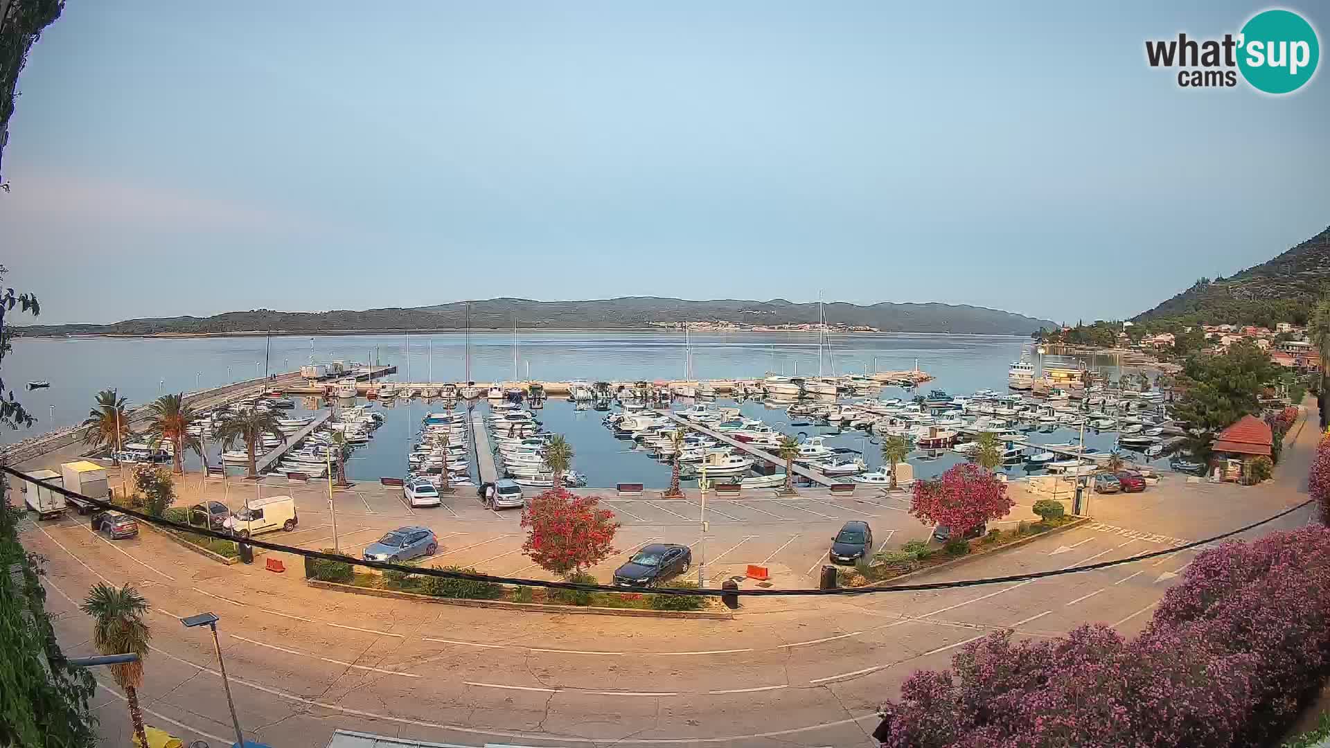 Webcam Orebić Uferpromenade – Fähre nach Korčula Live