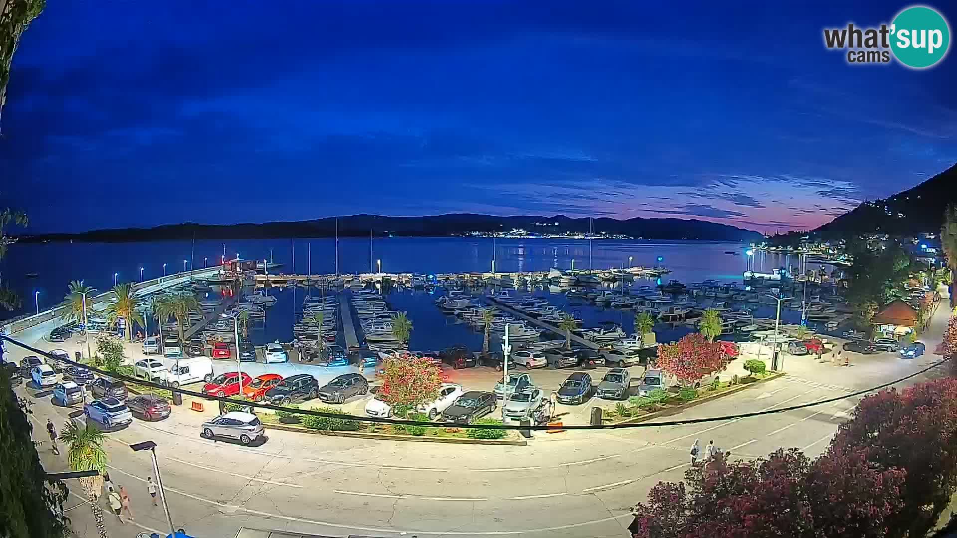 Webcam Orebić Uferpromenade – Fähre nach Korčula Live