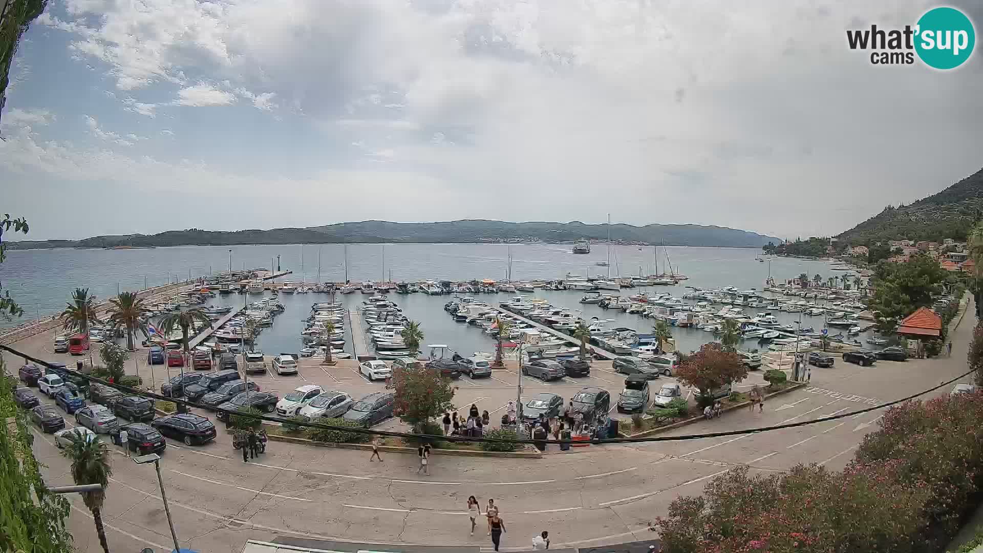 Webcam Orebić Riva – Ferry vers Korčula en direct