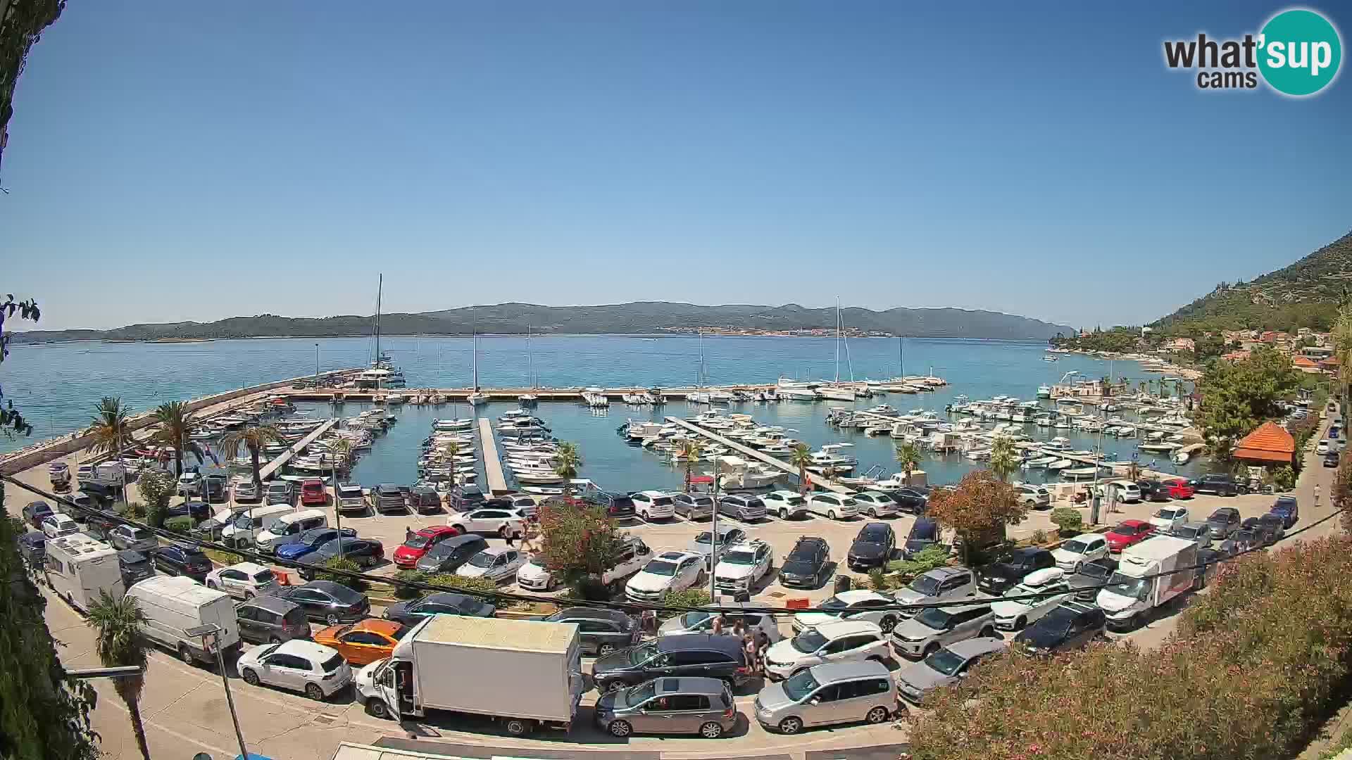 Webcam Orebić Riva – Ferry vers Korčula en direct
