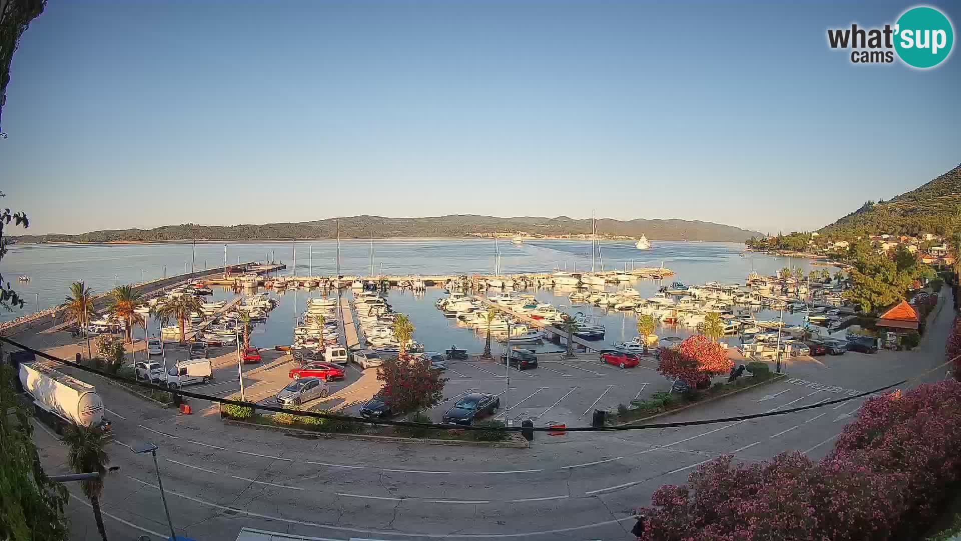 Webcam Orebić Riva – Ferry vers Korčula en direct