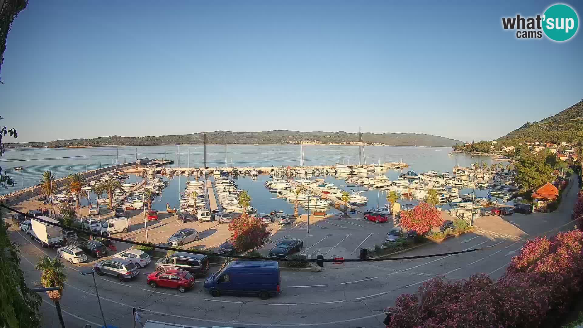 Webcam Orebić Riva – Ferry to Korčula Live
