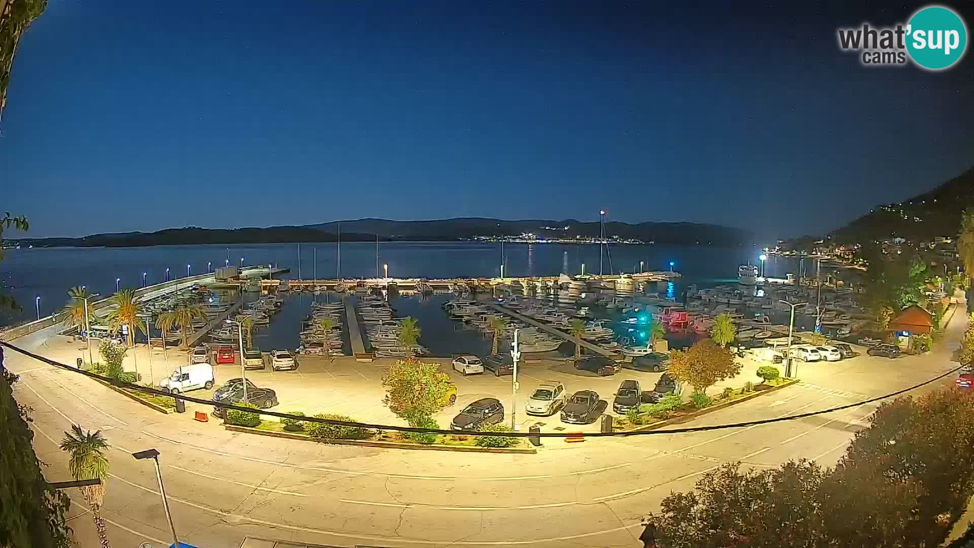 Spletna kamera Orebić Riva – Trajekt za Korčulo v živo