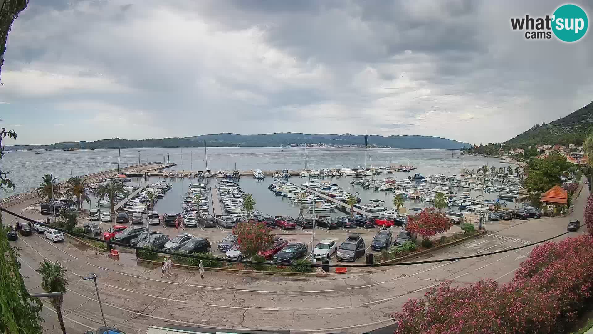 Webcam Orebić Riva – Ferry vers Korčula en direct