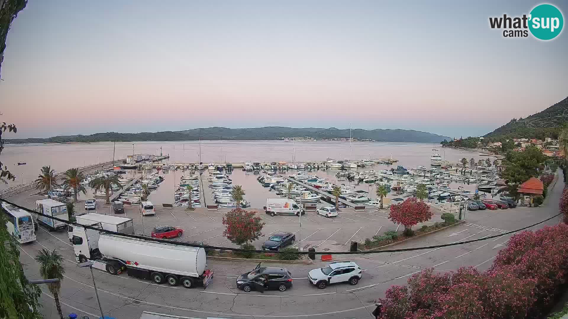 Webcam Orebić Uferpromenade – Fähre nach Korčula Live