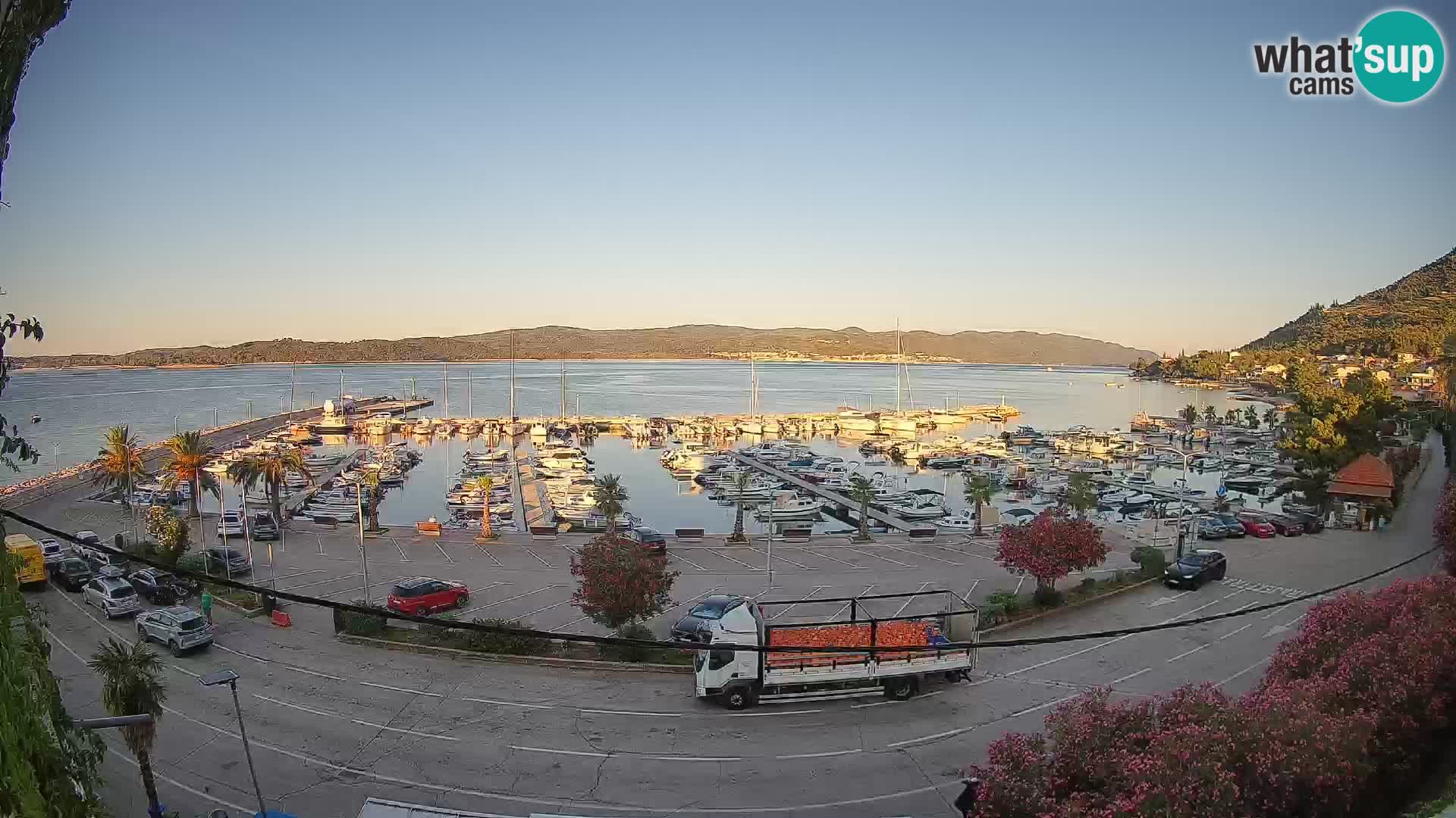 Webcam Orebić Riva – Ferry a Korčula en vivo