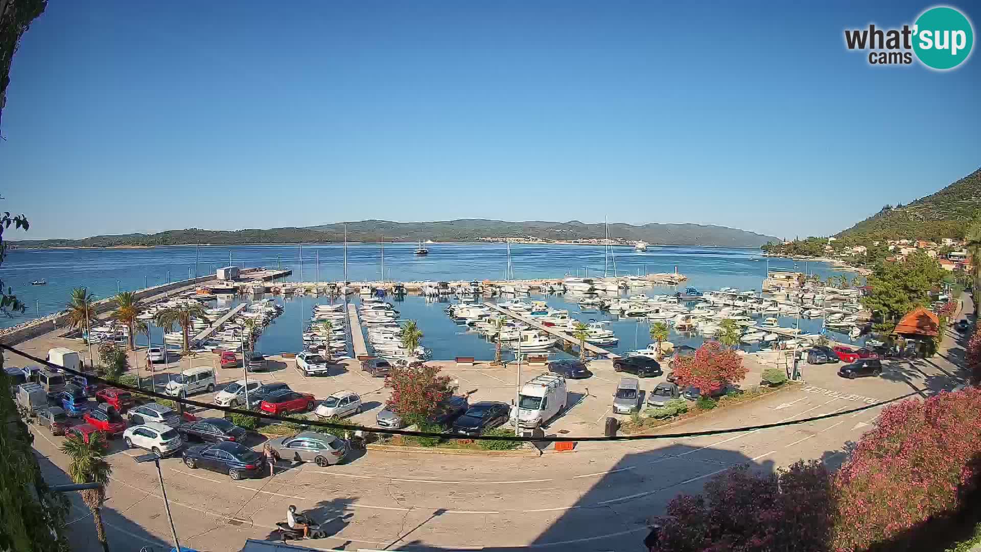 Webcam Orebić Uferpromenade – Fähre nach Korčula Live