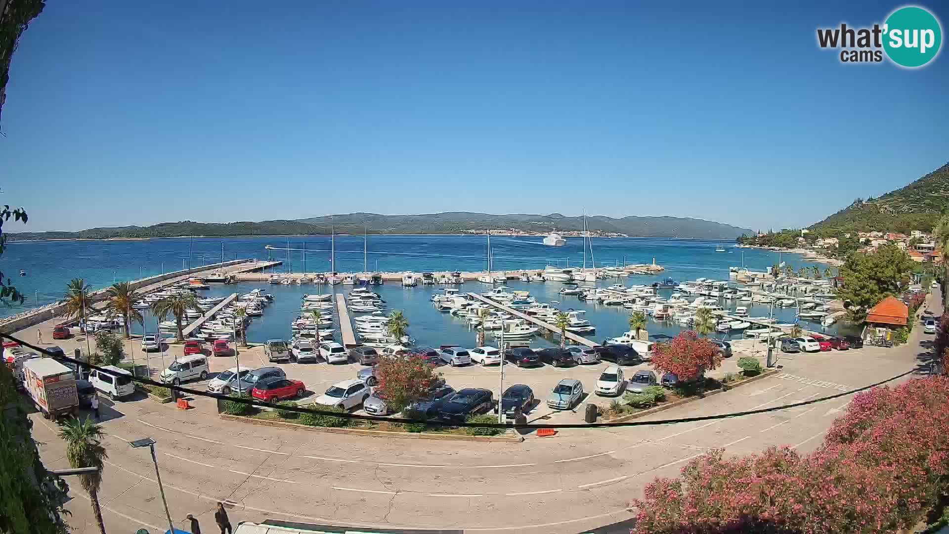 Web kamera Orebić Riva – Trajekt za Korčulu uživo