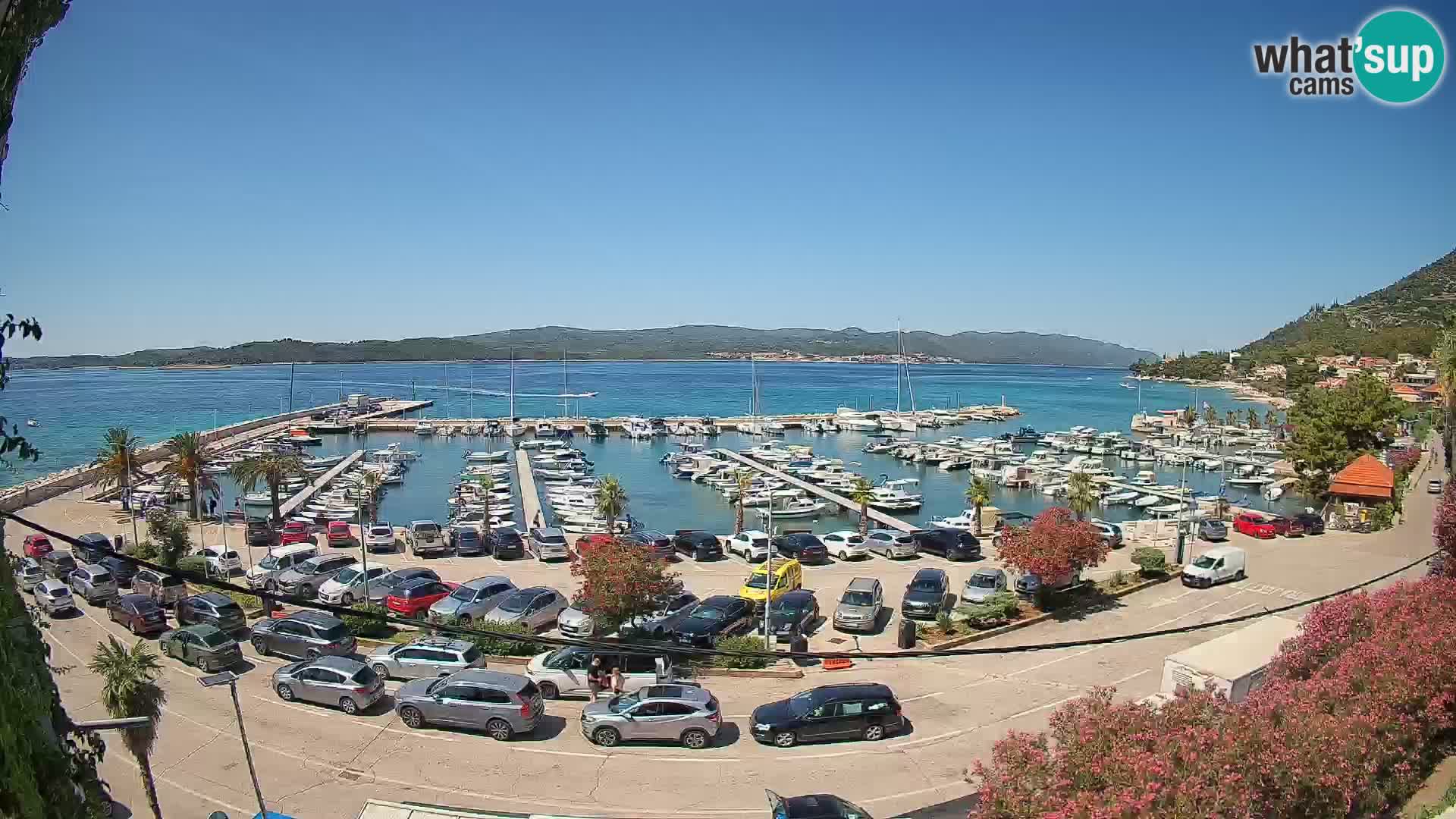 Webcam Orebić Uferpromenade – Fähre nach Korčula Live