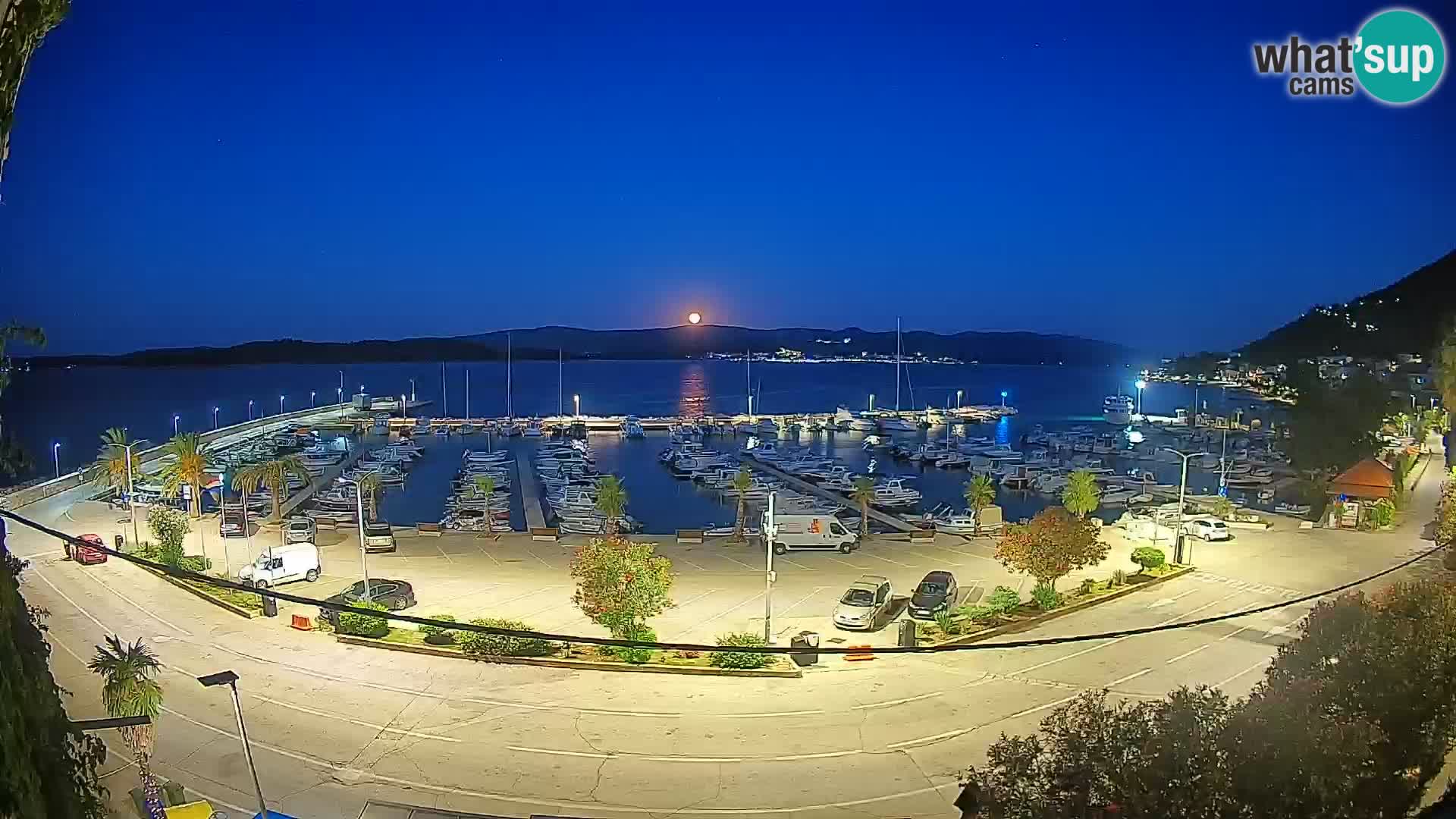 Webcam Orebić Riva – Ferry a Korčula en vivo