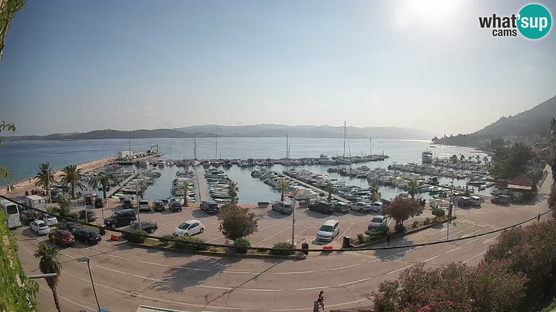 Web kamera Orebić Riva – Trajekt za Korčulu uživo