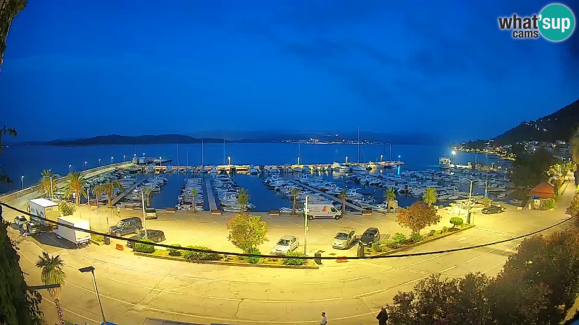 Webcam Orebić Riva – Ferry a Korčula en vivo